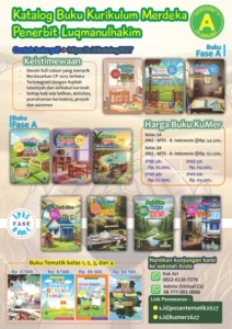 Katalog Buku Kurikulum Merdeka Terbaru SDIT